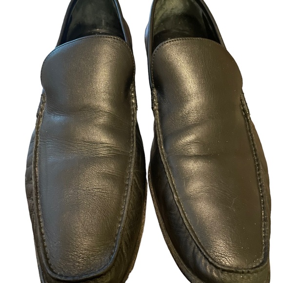 Bally of Switzerland Black Leather Slip On Loafers Size 12 - Picture 8 of 9
